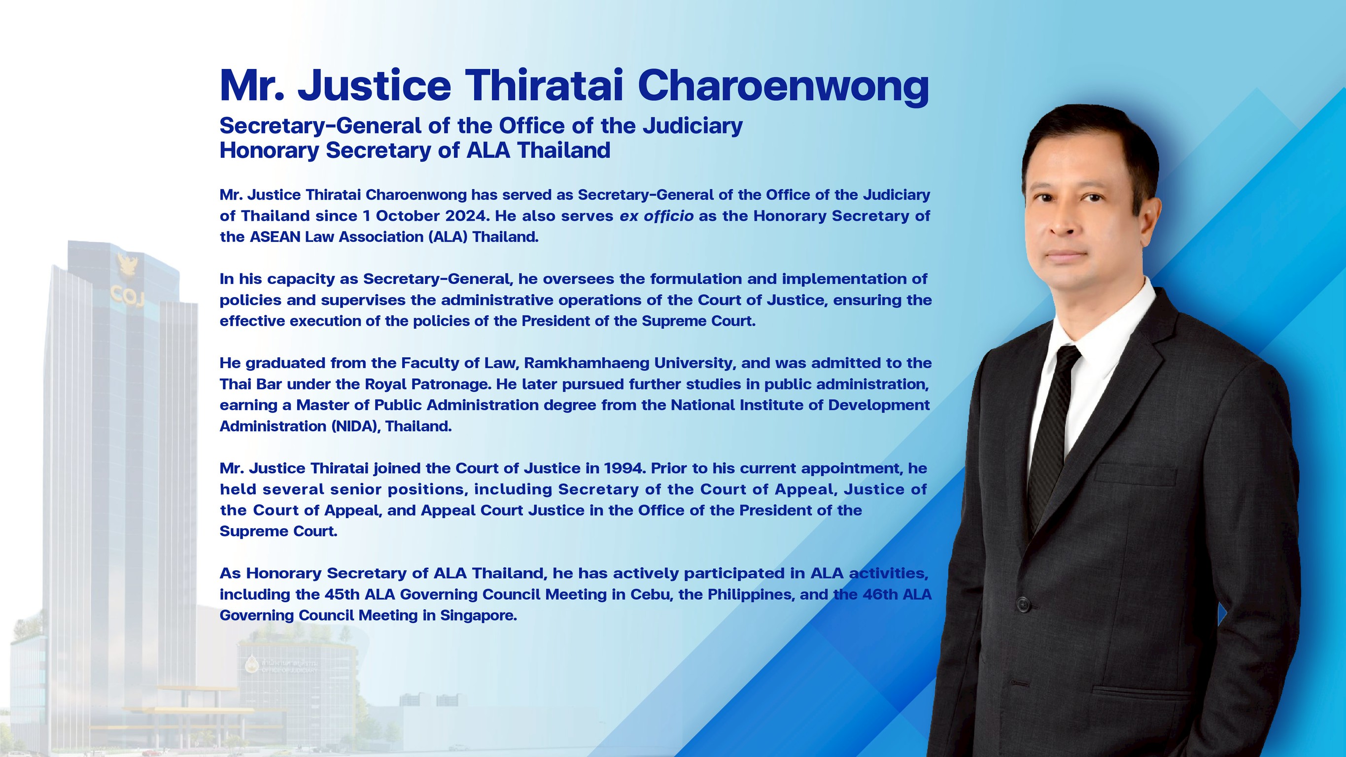 Mr. Justice Thiratai Charoenwong